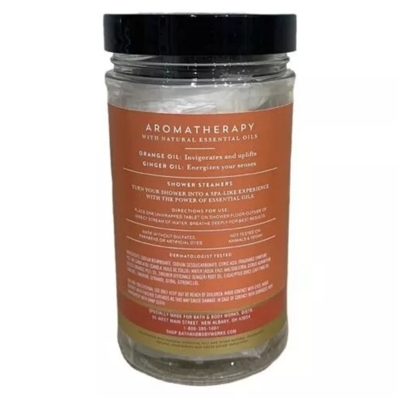 ORANGE & GINGER AROMATHERAPY SHOWER STEAMERS BY BATH AND BODY WORKS - Picture 2 of 2